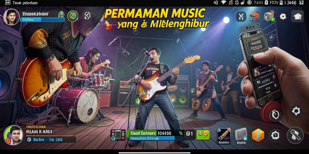 Tampilan gameplay interaktif 3446 yang penuh energi.