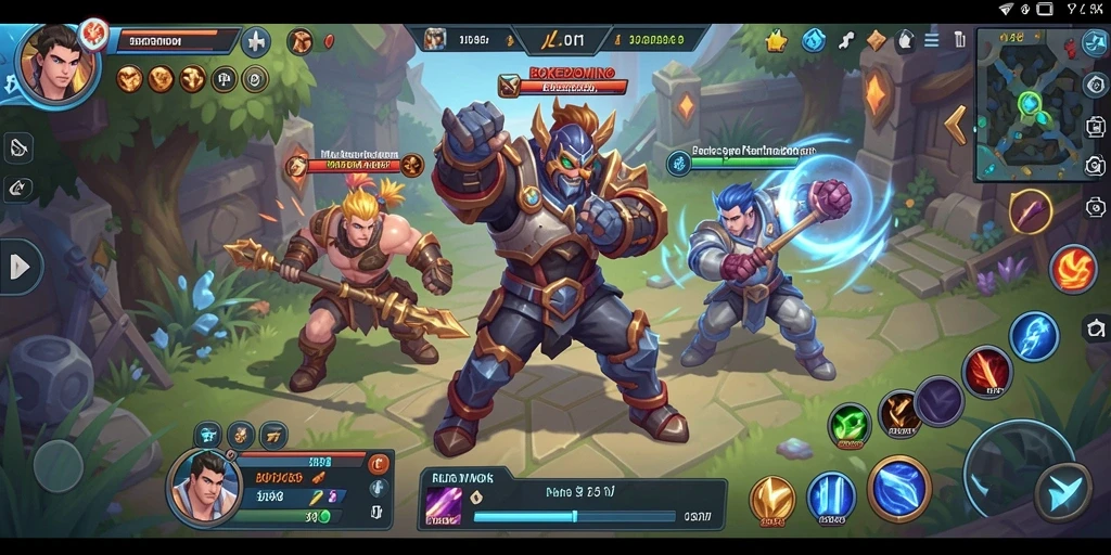 Gameplay seru BOKEDOMINO dengan pertarungan strategis.