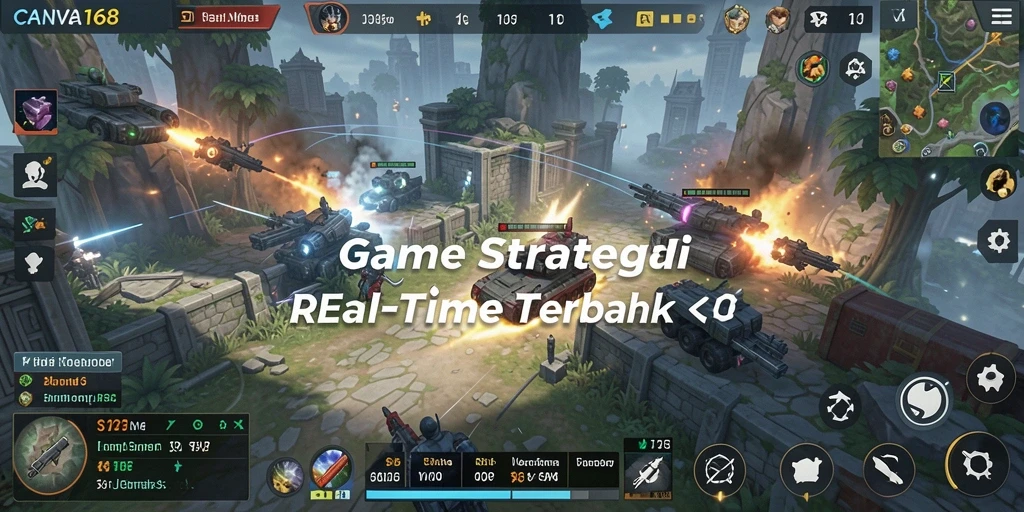 Tampilan gameplay menarik dalam <strong>CANVA168</strong> dengan berbagai elemen strategis.