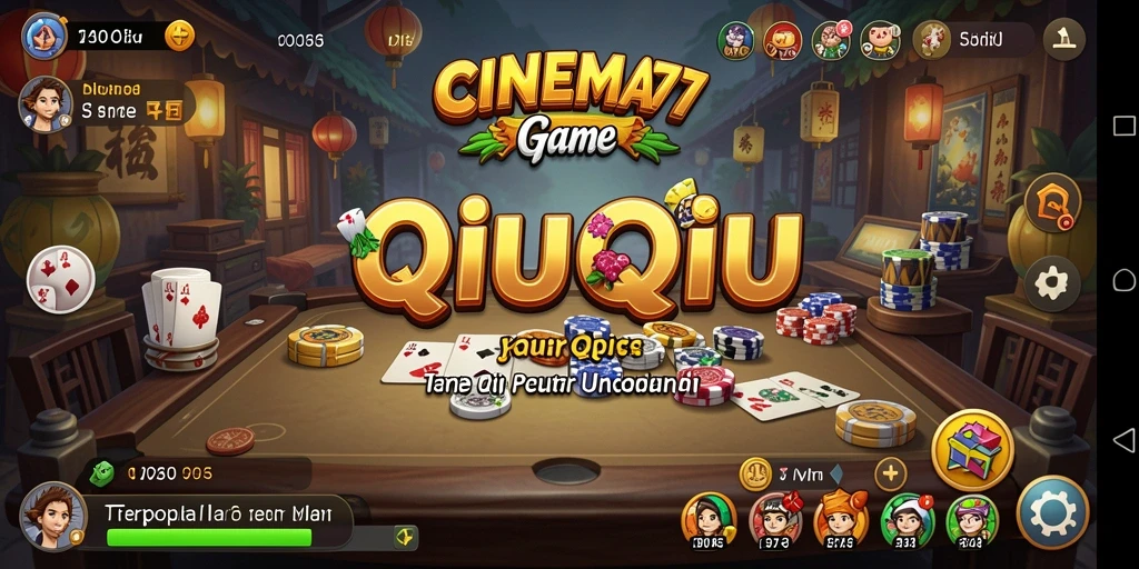 Gameplay seru dengan QiuQiu di CINEMA77.
