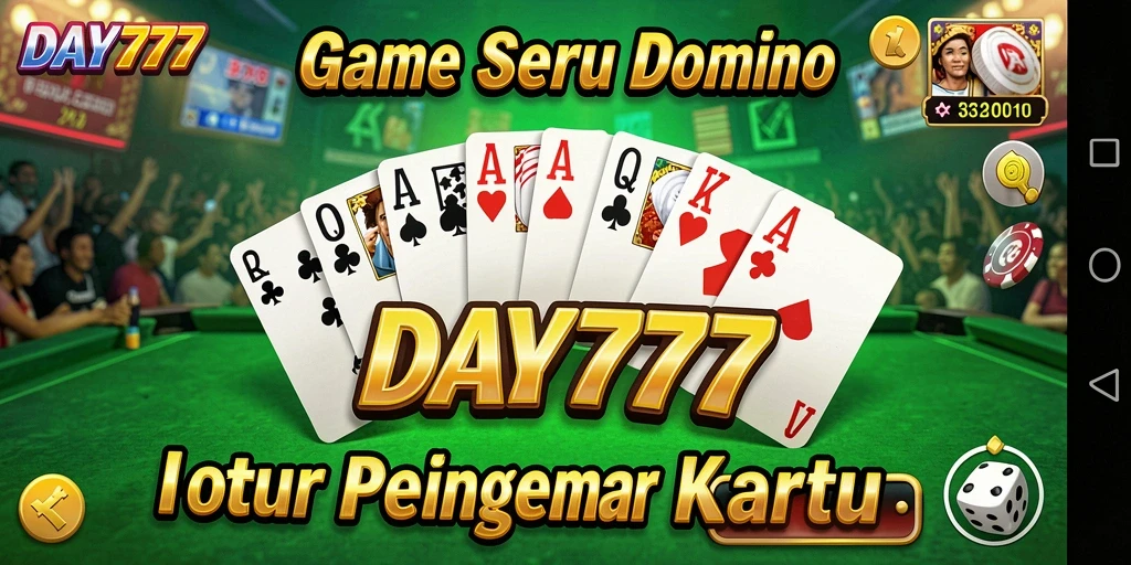 Tampilan gameplay Domino yang seru di DAY777.