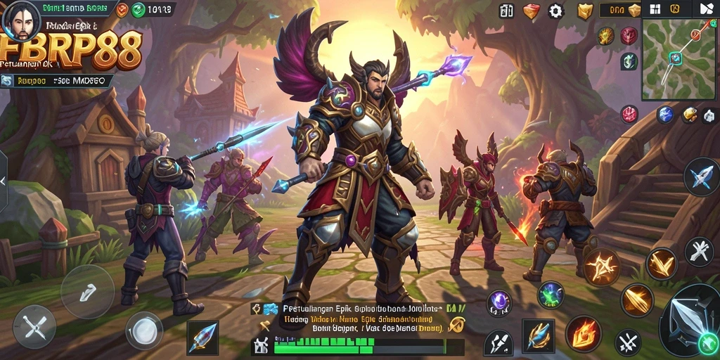 Tampilan gameplay menakjubkan FBRP88 dalam dunia MMORPG.