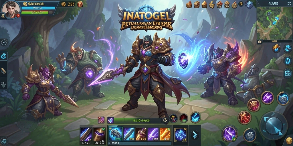 Tampilan gameplay INATOGEL dalam dunia MMORPG yang menakjubkan.