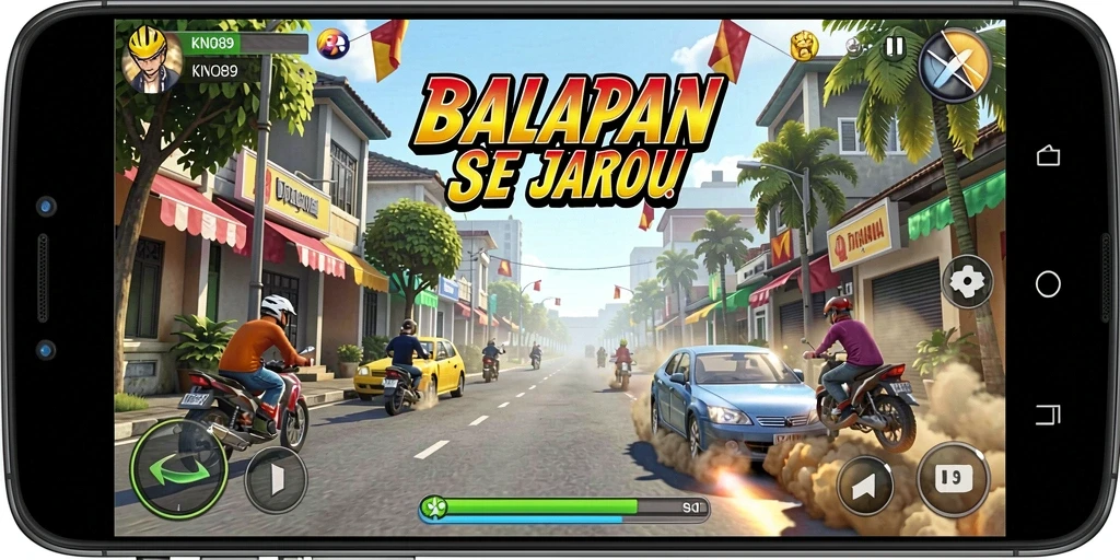 Tampilan gameplay KNO89 yang menegangkan dan mendebarkan.