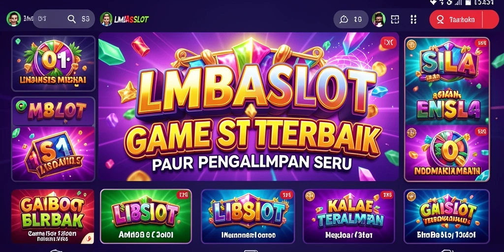 Tampilan menarik dari gameplay LMBASLOT yang seru.