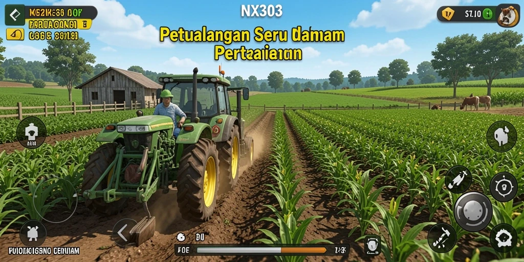 Tampilan gameplay yang menarik dalam dunia pertanian NX303.