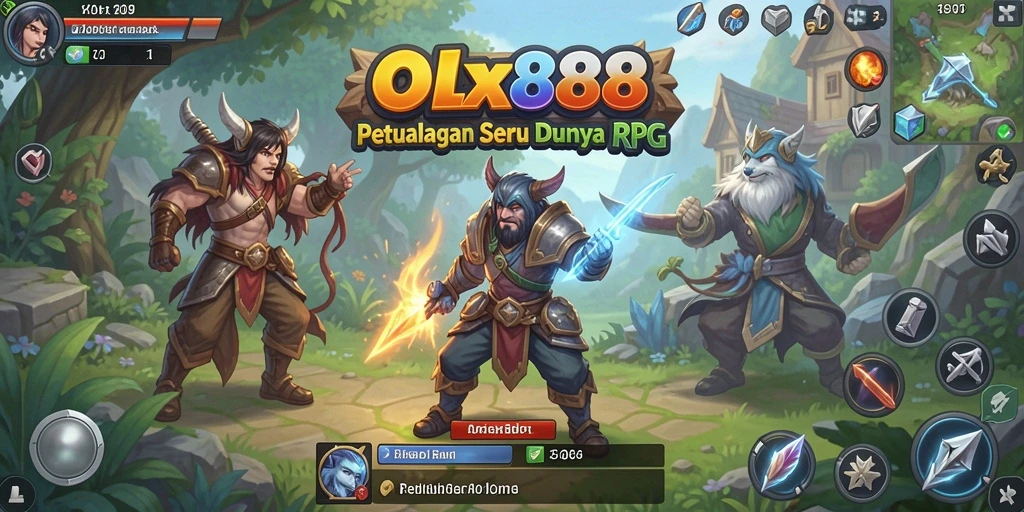 Tampilan gameplay OLX888 yang seru dan penuh aksi.