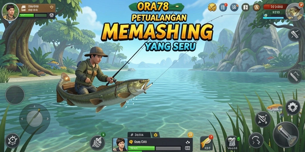 Tangkapan ikan yang mengesankan dalam gameplay ORA78.