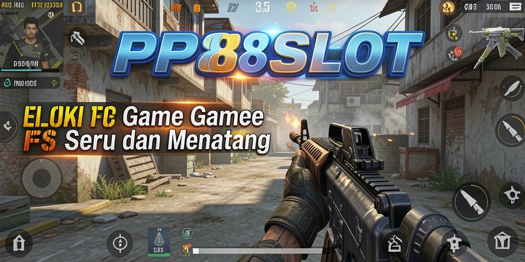 Screenshot PP8SLOT menampilkan aksi tembak-menembak yang mendebarkan.