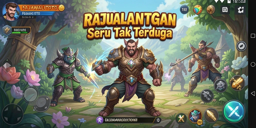 Screenshot gameplay RAJAWALITOTO yang menunjukkan aksi seru dalam petualangan.