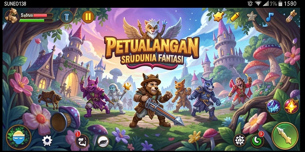 Tampilan gameplay menakjubkan dari <strong>SUNEO138</strong> dalam petualangan seru.