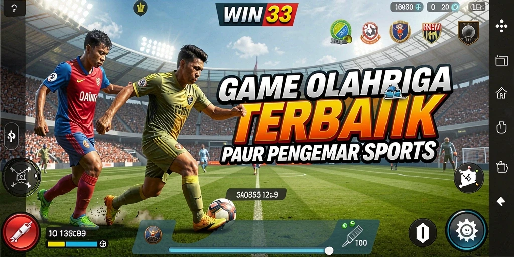 Tampilan gameplay WIN33 yang seru dengan aksi olahraga nyata.